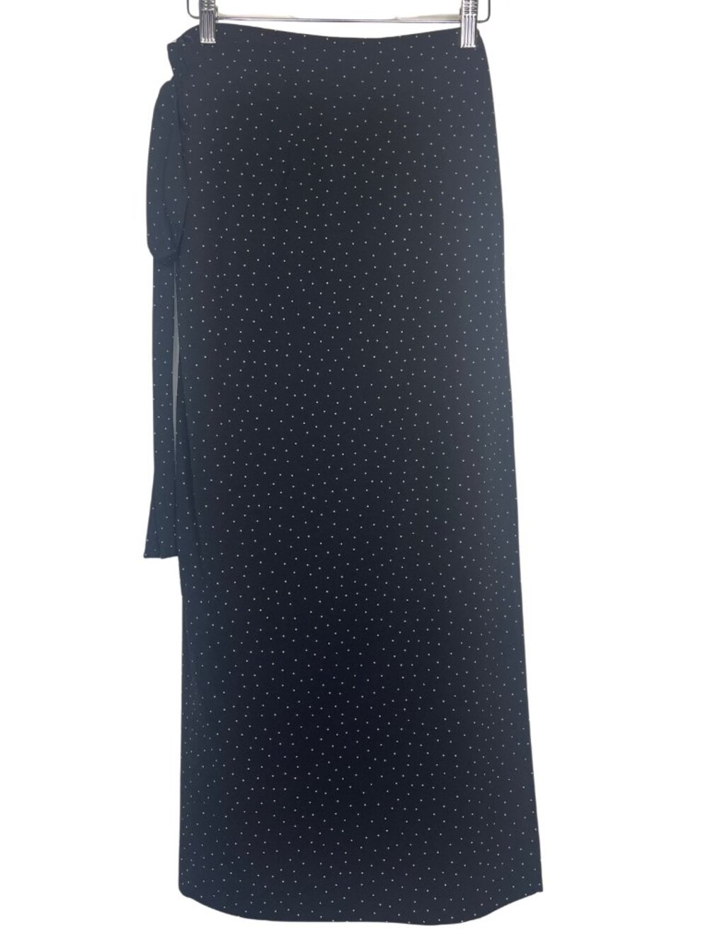 Rena Rowan Vintage 90s Dotted Wrap Long Maxi Skirt Like New Size 12